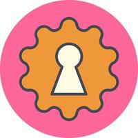 Key Hole Vector Icon