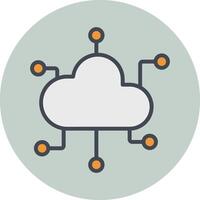 Cloud Computing Vector Icon