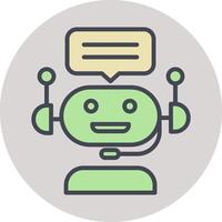 Chat Bot Vector Icon