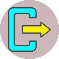Logout Vector Icon