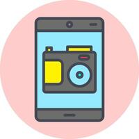 icono de vector de camara