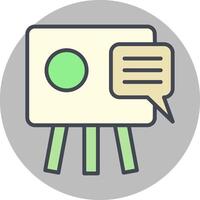 Message Board Vector Icon