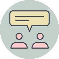 Conversation Vector Icon