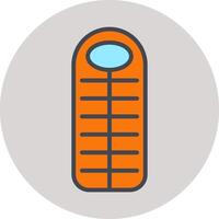 Sleeping Bag Vector Icon