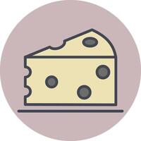 icono de vector de queso