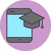 Digital Learning Vector Icon