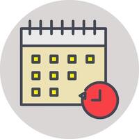 Period Time Vector Icon