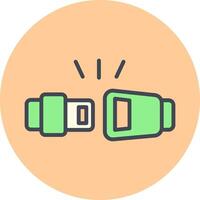 Seat Belt Vector Icon