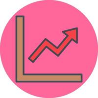 Graph Up Vector Icon