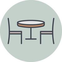 Dining Table I Vector Icon