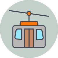 Cable Car Vector Icon