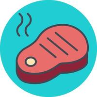 Steak Vector Icon