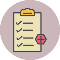 Medical Clipboard Vector Icon