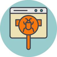 Web Bug Vector Icon