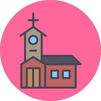 Building Church Vector Icon