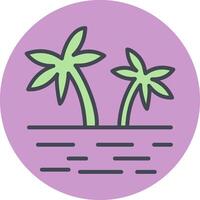 Island Vector Icon