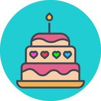 Cake Vector Icon