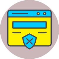Unprotected Website Vector Icon