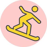 Snowboard Vector Icon