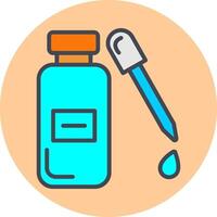 Drops Bottle Vector Icon