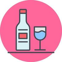 icono de vector de alcohol