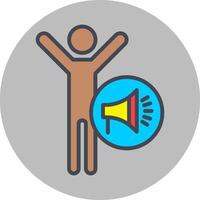 Freedom of Speech Vector Icon