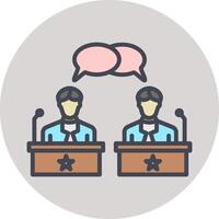 Debate Vector Icon