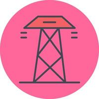 Power Line Vector Icon