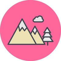 Mountain Vector Icon