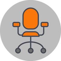 Revolving Chair Vector Icon