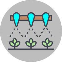 Irrigation System Vector Icon