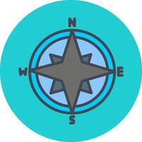 Compass Vector Icon