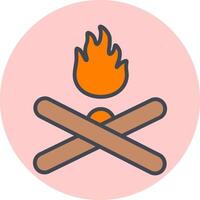 Bonfire Vector Icon