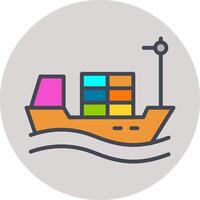 Cargo Ship I Vector Icon