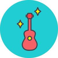 icono de vector de guitarra