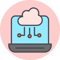 Cloud Computing Vector Icon