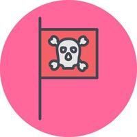 PIrate Flag I Vector Icon