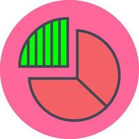 Pie Chart Vector Icon