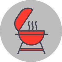 icono de vector de barbacoa