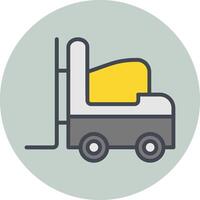 Forklift Vector Icon