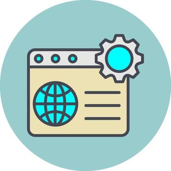 Web Optimization Vector Icon