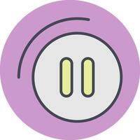 Pause Button Vector Icon