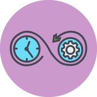 Time Optimization Vector Icon