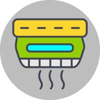 icono de vector de detector de humo