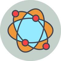 Atomic Structure Vector Icon