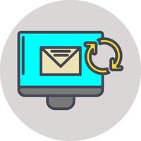 Refresh Mail Vector Icon