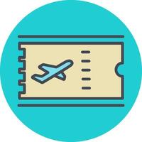 Plane Tickets Vector Icon