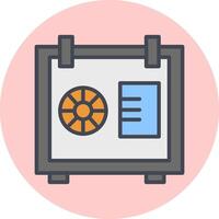 Safe Box Vector Icon