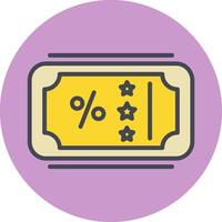 Sale Ticket Vector Icon