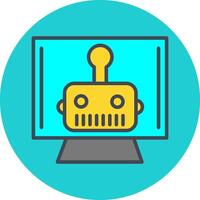 Artificial Bot Vector Icon